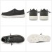 Mens Slip-on Loafers Casual Shoes - Men Boat Shoes Canvas Lightweight Softsole Comfortable Walking Shoes