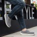 Mens Slip-on Loafers Casual Shoes - Men Boat Shoes Canvas Lightweight Softsole Comfortable Walking Shoes