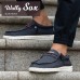 Hey Dude Men's Wally Sox Onyx Multiple Colors | Men’s Shoes | Men's Lace Up Loafers | Comfortable & Light-Weight