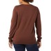 Essentials Women's Long-Sleeve Lightweight Crewneck Sweater (Available in Plus Size)