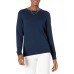 Essentials Women's Long-Sleeve Lightweight Crewneck Sweater (Available in Plus Size)