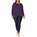 Essentials Women's Long-Sleeve Lightweight Crewneck Sweater (Available in Plus Size)