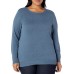 Essentials Women's Long-Sleeve Lightweight Crewneck Sweater (Available in Plus Size)