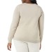 Essentials Women's Long-Sleeve Lightweight Crewneck Sweater (Available in Plus Size)