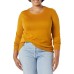 Essentials Women's Long-Sleeve Lightweight Crewneck Sweater (Available in Plus Size)