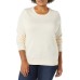 Essentials Women's Long-Sleeve Lightweight Crewneck Sweater (Available in Plus Size)