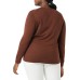 Essentials Women's Long-Sleeve Lightweight Crewneck Sweater (Available in Plus Size)